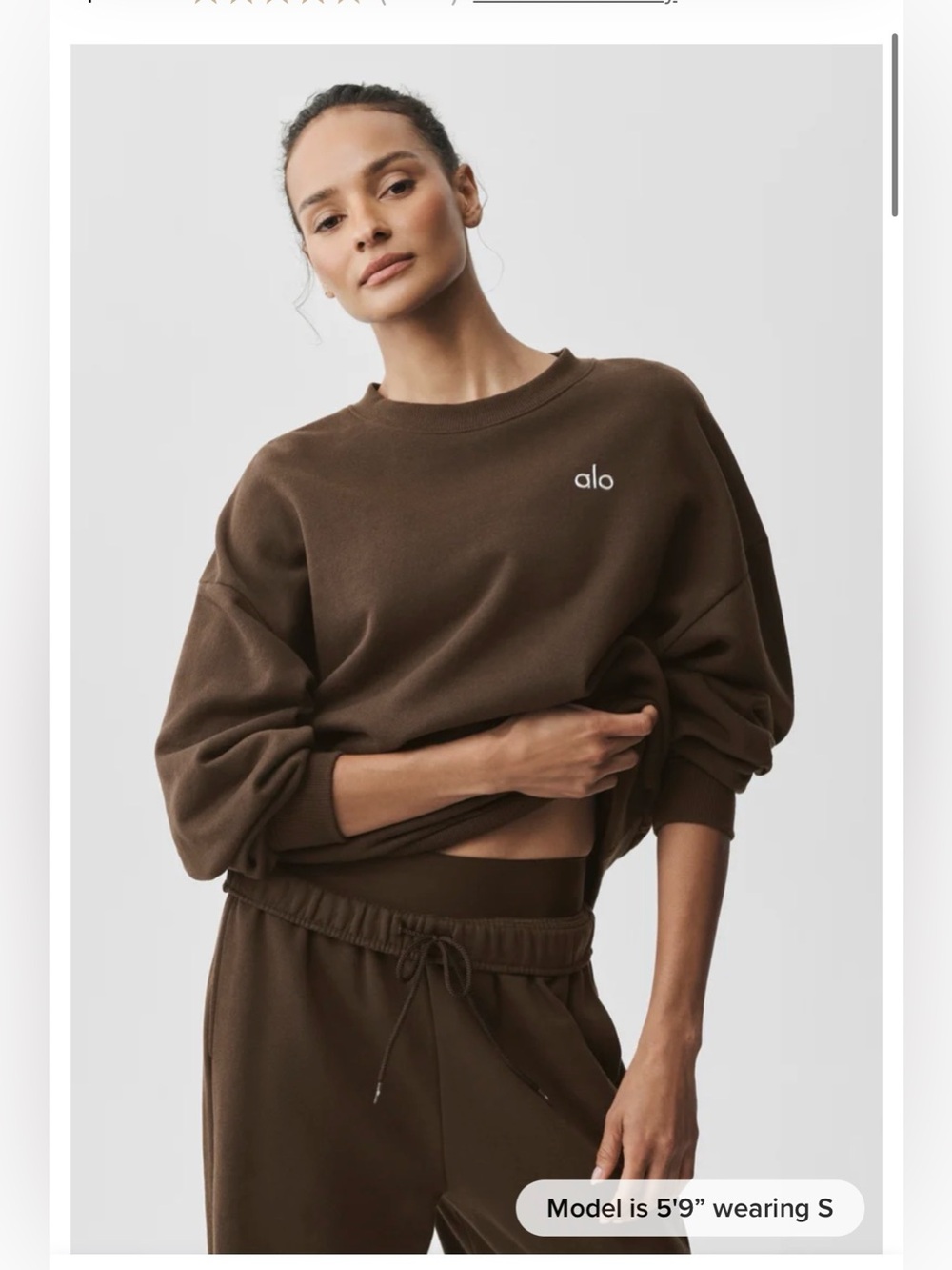 Alo Yoga Accolade Crew Neck Pullover